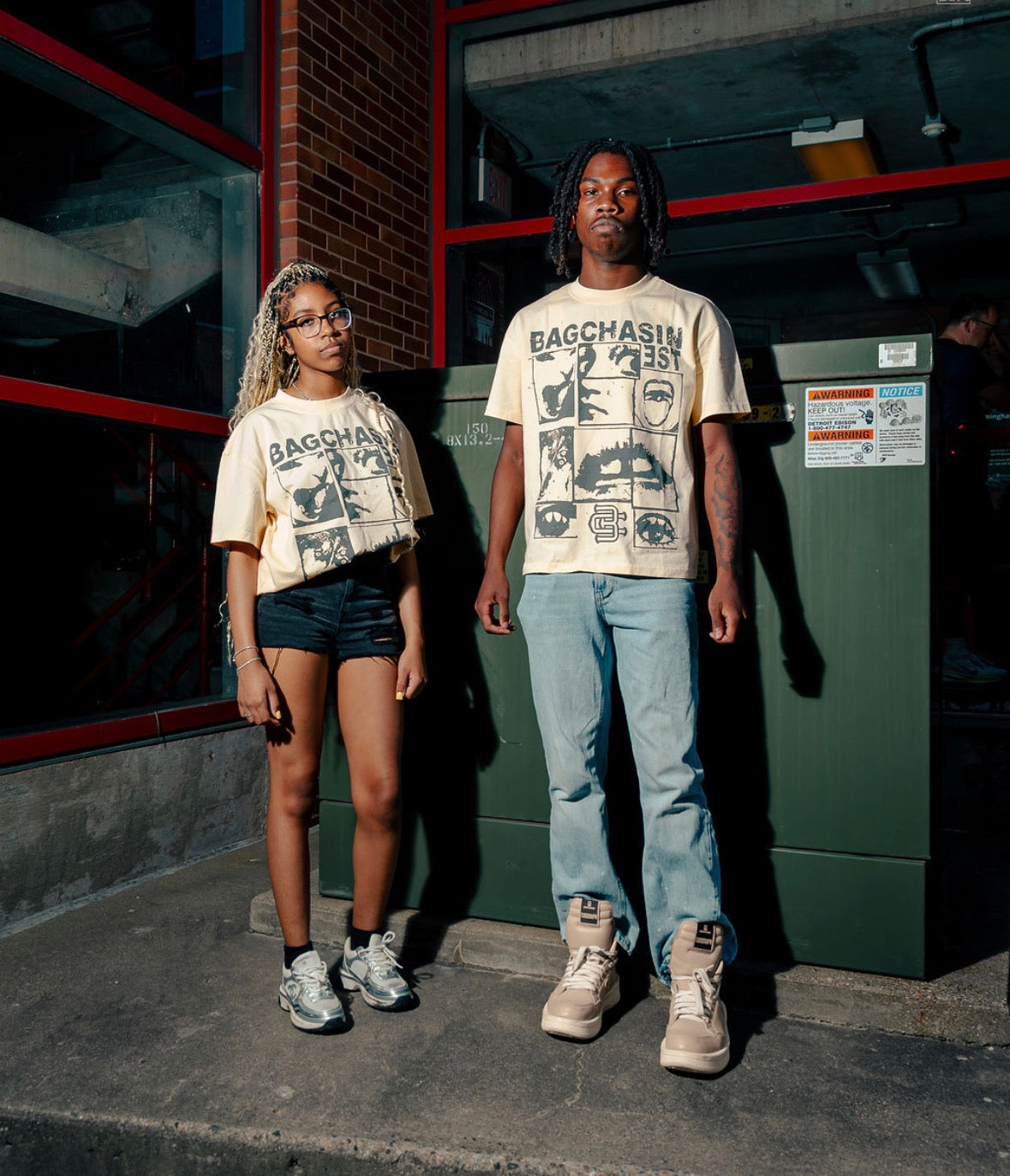Urban Fragments Tee (Crème)
