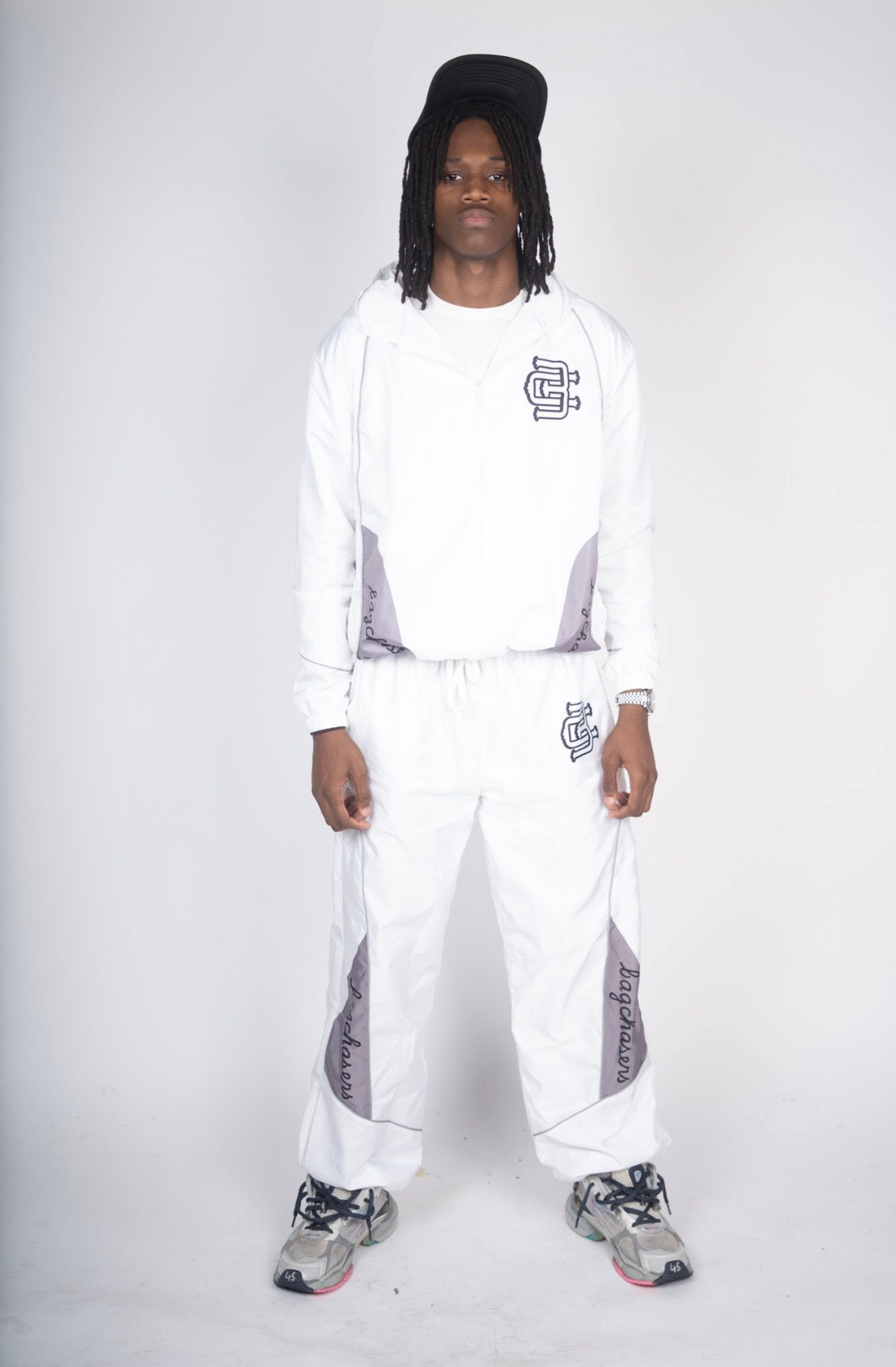 Bagchasin Windbreaker Set (WHITE)