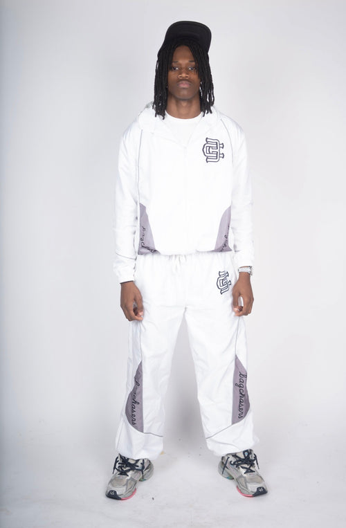 Bagchasin Windbreaker Set (WHITE)