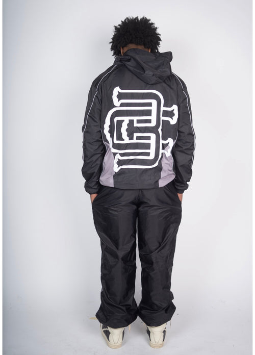 Bagchasin Windbreaker Set (BLACK)