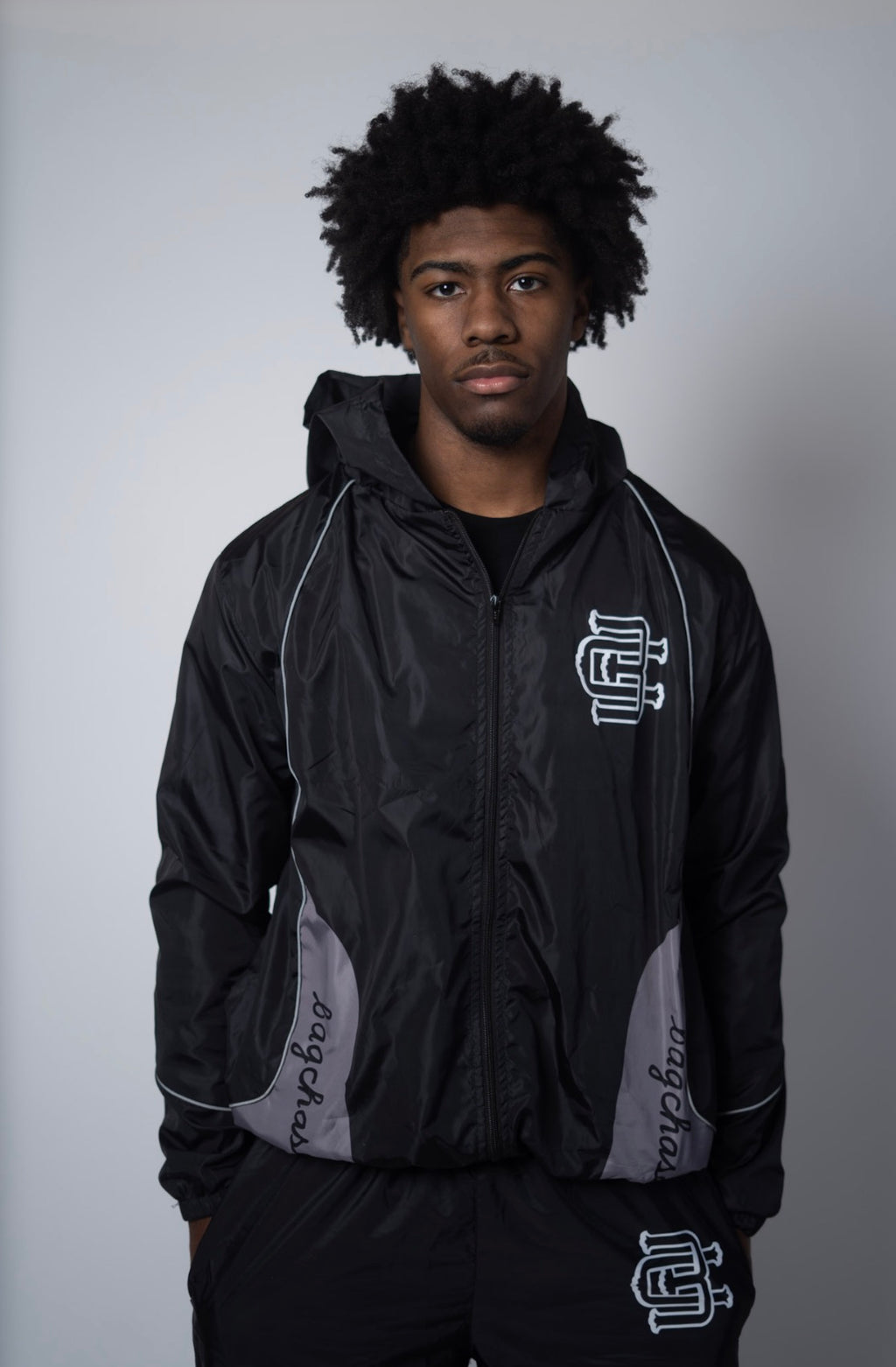 Bagchasin Windbreaker Set (BLACK)
